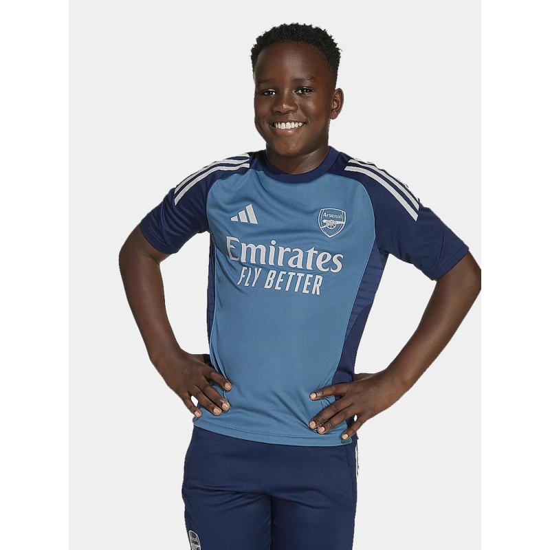 Maillot d'entrainement de football arsenal 25/26 bleu enfant - Adidas
