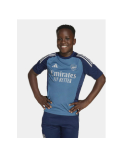 Maillot d'entrainement de football arsenal 25/26 bleu enfant - Adidas