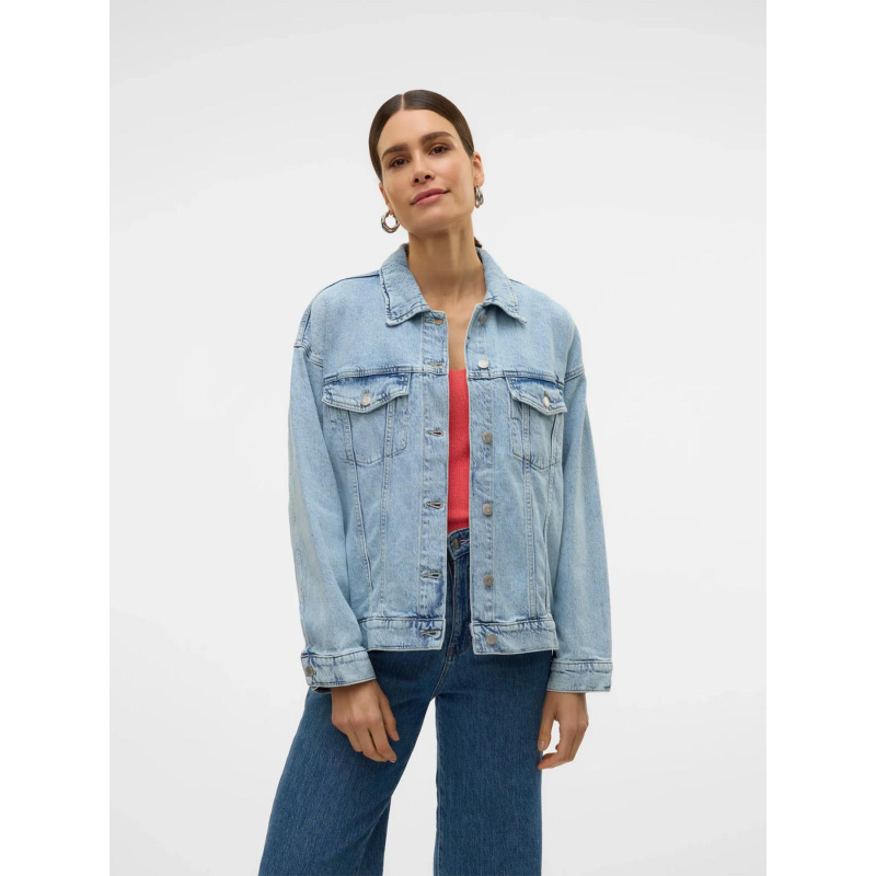 Veste en jean oversize tessa bleu femme - Vero Moda