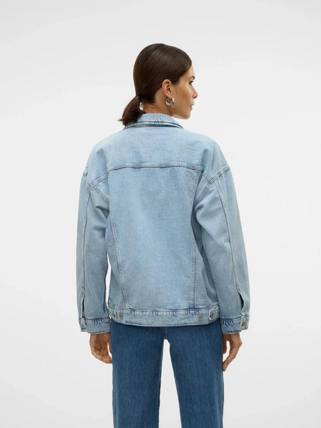 Veste en jean oversize tessa bleu femme - Vero Moda