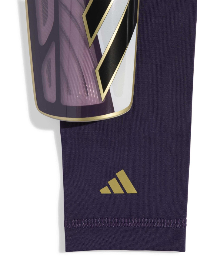 Protège tibias tiro league violet noir et blanc - Adidas