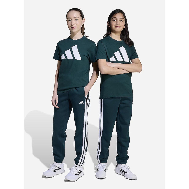 Pantalon jogging performance 3s 280 vert enfant - Adidas
