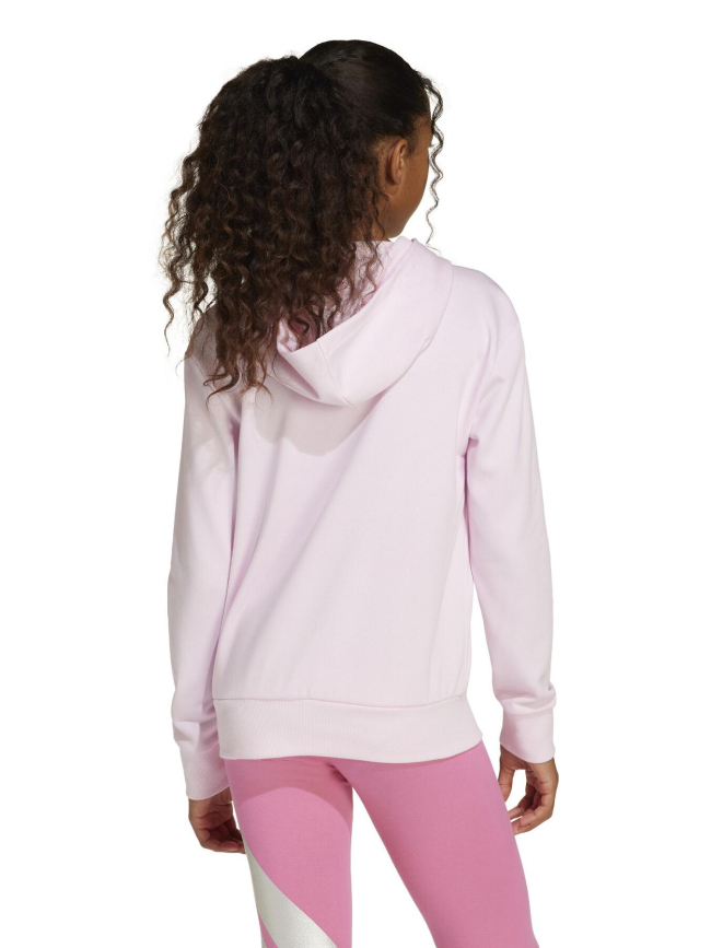 Sweat à capuche jg glam rose fille - Adidas