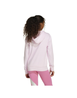 Sweat à capuche jg glam rose fille - Adidas