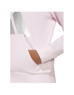 Sweat à capuche jg glam rose fille - Adidas