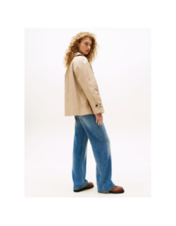 Trench coat court regular beige femme - Tommy Hilfiger