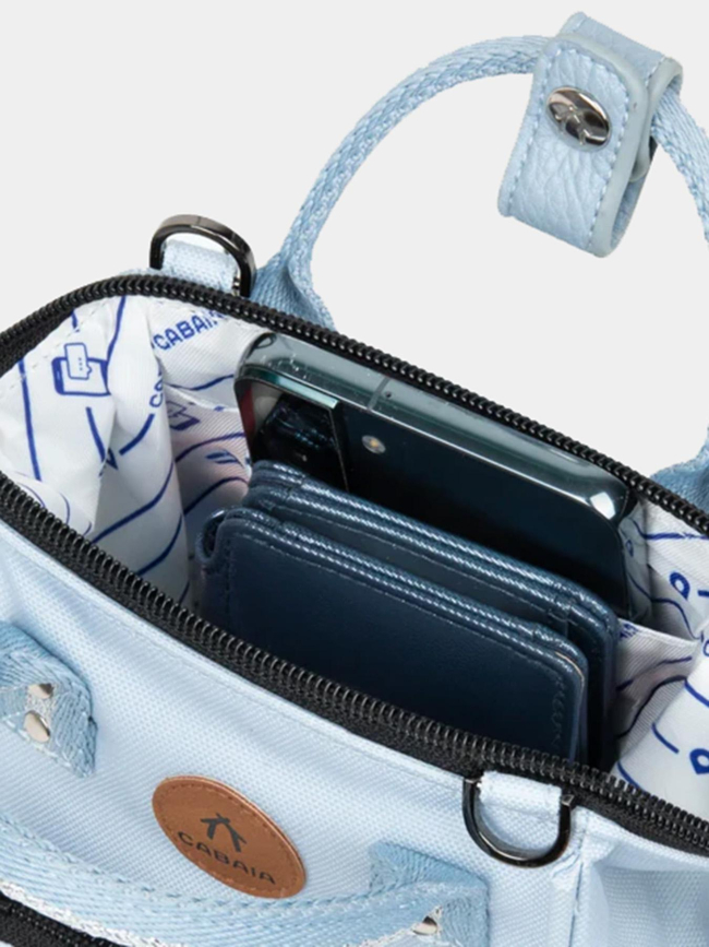 Sac à bandoulière nano adventurer paros bleu femme - Cabaïa