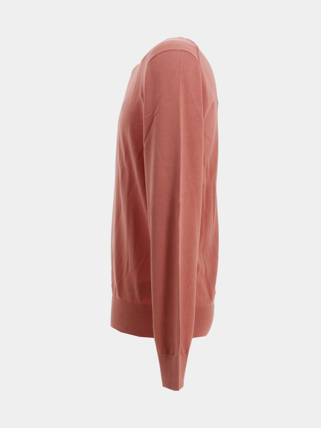 Pull fin uni petit logo rose homme - Calvin Klein
