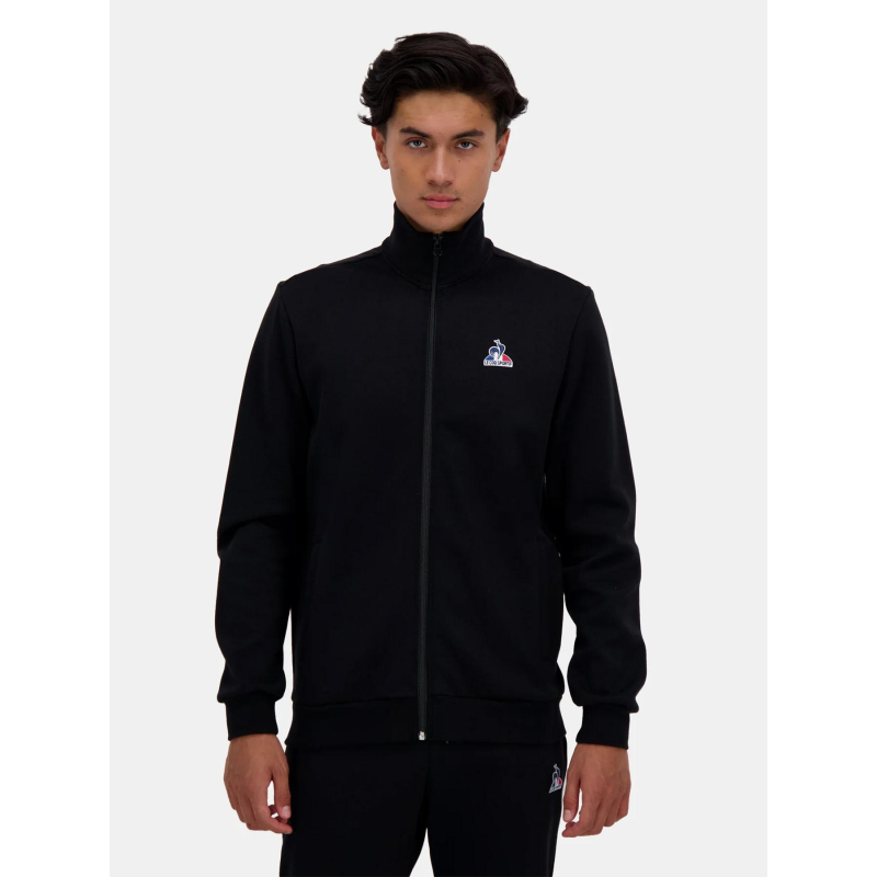 Sweat zippé essentiels n1 noir homme - Le Coq Sportif