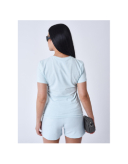 T-shirt à logo signature brodé bleu ciel femme - Project X Paris