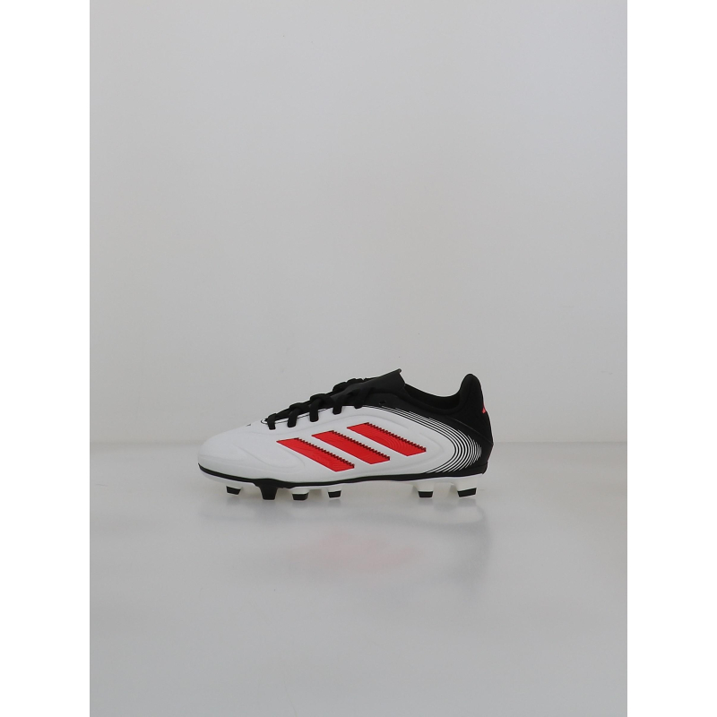 Chaussures de football copa pure 3 fg/mg blanc rouge enfant - Adidas