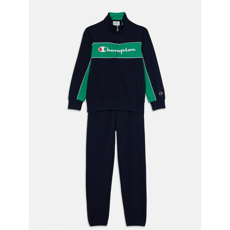 Ensemble de survêtement bleu marine et vert enfant - Champion
