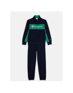 Ensemble de survêtement bleu marine et vert enfant - Champion