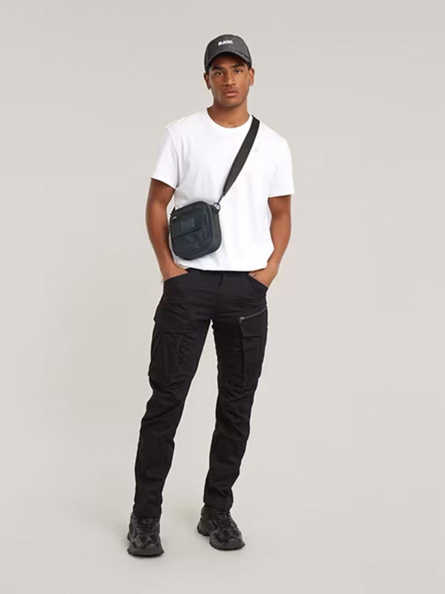 Pantalon rovic zip 3d regular gris homme - G star