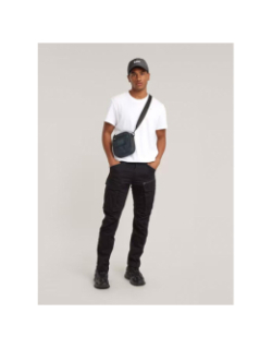 Pantalon rovic zip 3d regular gris homme - G star