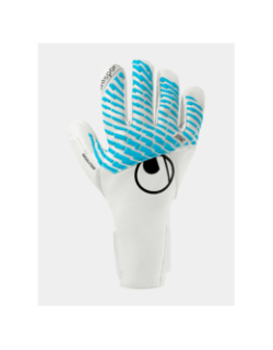 Gant de gardien de but cybertec soft pro blanc et bleu - Uhlsport