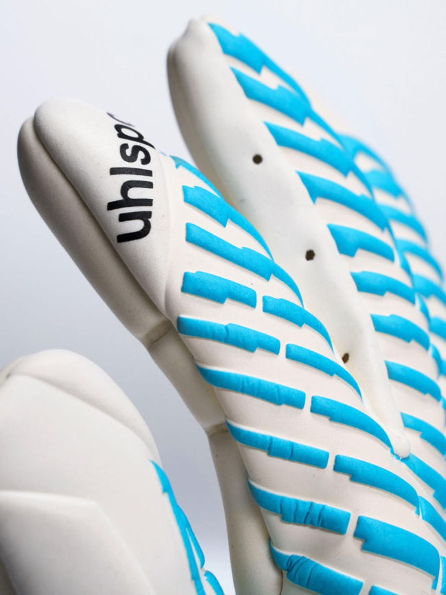 Gant de gardien de but cybertec soft pro blanc et bleu - Uhlsport