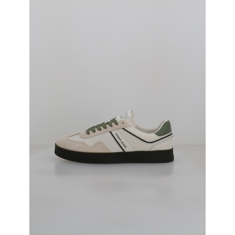Baskets the greenwich blanc vert homme - Tommy Jeans
