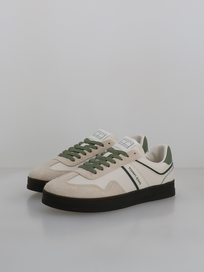 Baskets the greenwich blanc vert homme - Tommy Jeans