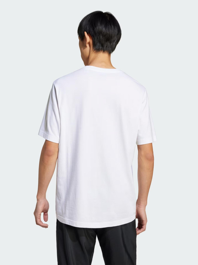 T-shirt lounge slide graphic blanc homme - Adidas