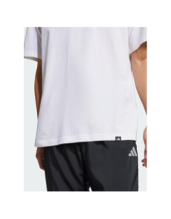 T-shirt lounge slide graphic blanc homme - Adidas