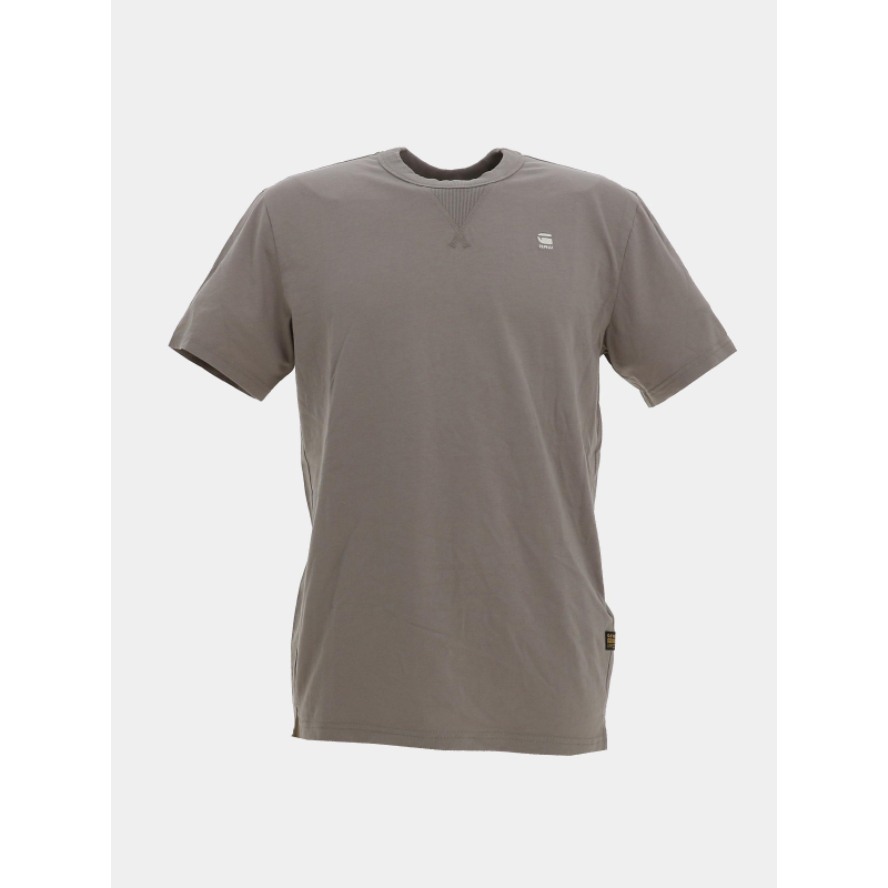 T-shirt à manche courtes uni nifous gris homme - G-star