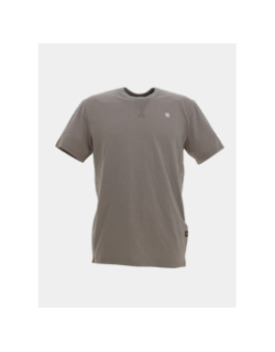 T-shirt à manche courtes uni nifous gris homme - G-star