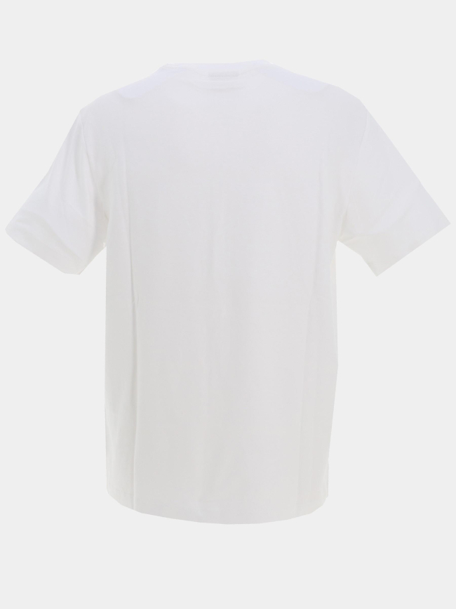 T-shirt en piqué nano logo blanc homme - Calvin Klein