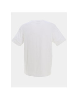 T-shirt en piqué nano logo blanc homme - Calvin Klein