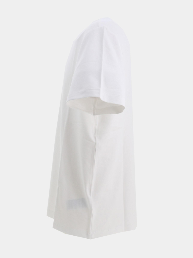 T-shirt en piqué nano logo blanc homme - Calvin Klein