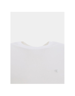 T-shirt slim en coton stretch blanc homme - Calvin Klein