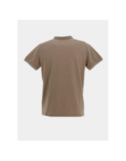 Polo stretch à manches courtes beely marron homme - Sun Valley