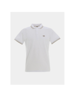 Polo stretch à manches courtes beely blanc homme - Sun Valley