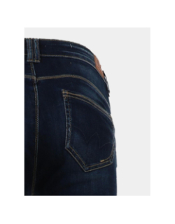 Jean slim taille haute pulp clas bleu marine femme - Le Temps Des Cerises