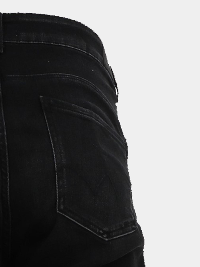 Jean pulp slim 7/8 noir femme - Le Temps Des Cerises