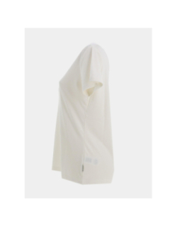 T-shirt à col brillant fuka ecru femme - Le Temps Des Cerises