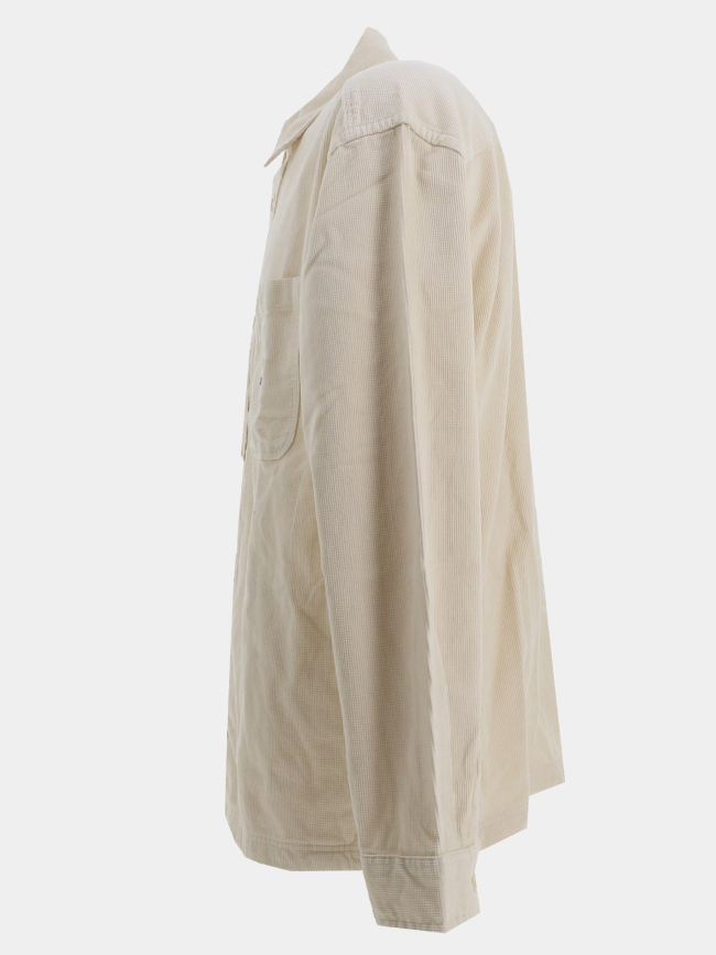 Surchemise texturée brick cord beige homme - Tommy Jeans