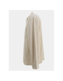 Surchemise texturée brick cord beige homme - Tommy Jeans