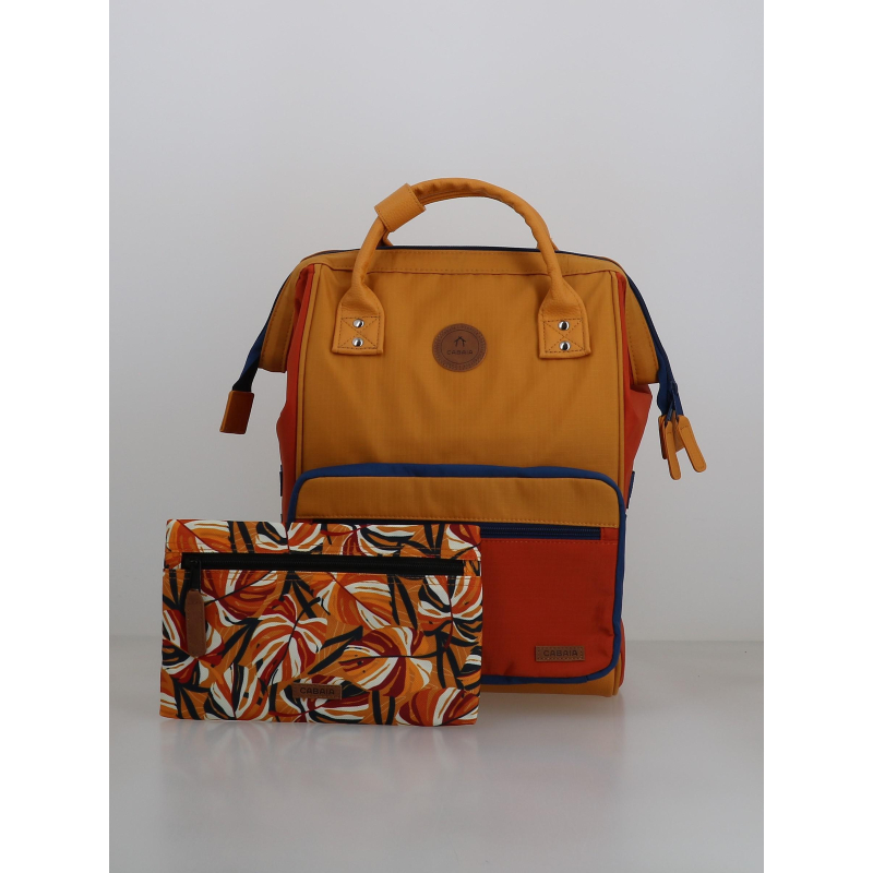 Sac à dos medium adventurer kilfi jaune orange - Cabaïa