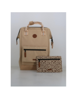 Sac à dos large adventurer lobito beige - Cabaïa