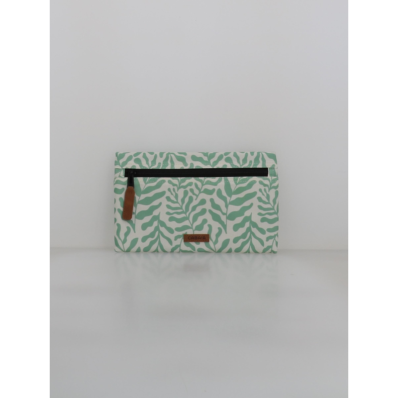 Pochette avant large kilimandjaro volcano vert blanc - Cabaïa