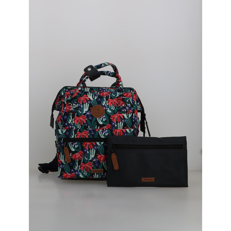 Sac à dos small adventurer edea noir rouge - Cabaïa