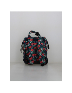 Sac à dos small adventurer edea noir rouge - Cabaïa