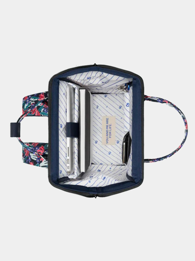 Sac à dos small adventurer edea noir rouge - Cabaïa