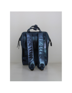 Sac à dos medium adventurer métallisé larissa bleu - Cabaïa