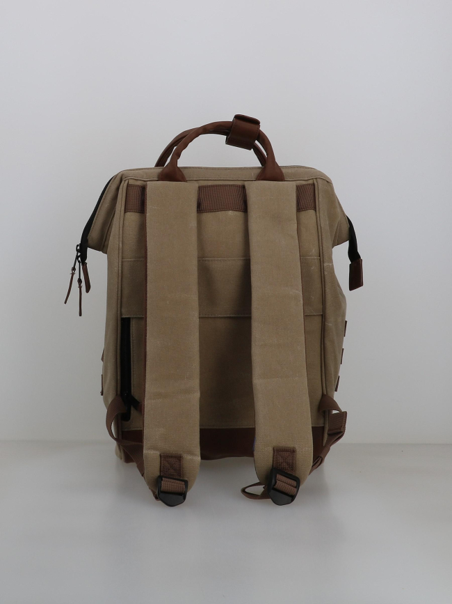 Sac à dos medium adventurer rabat beige - Cabaïa