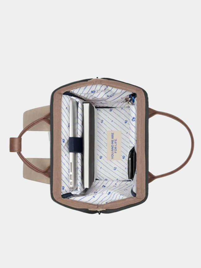 Sac à dos medium adventurer rabat beige - Cabaïa