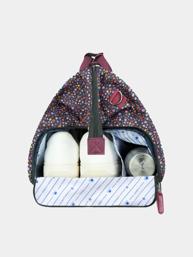 Sac de voyage imprimé all over lausanne violet - Cabaïa