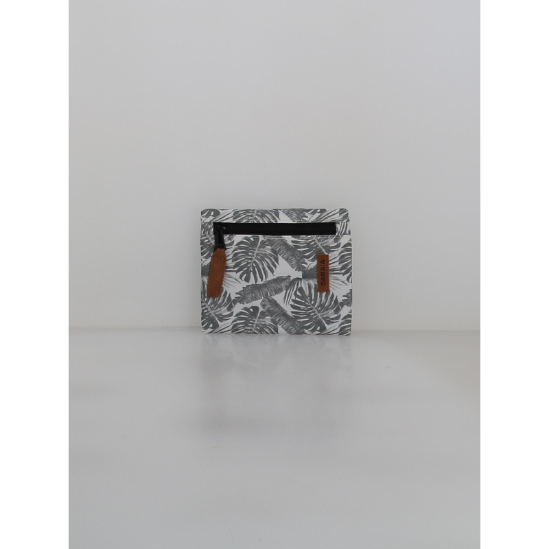 Pochette gourde latérale belle isle gris blanc - Cabaïa