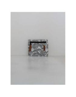 Pochette gourde latérale belle isle gris blanc - Cabaïa